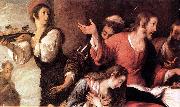 STROZZI, Bernardo Banquet at the House of Simon (detail) er china oil painting reproduction